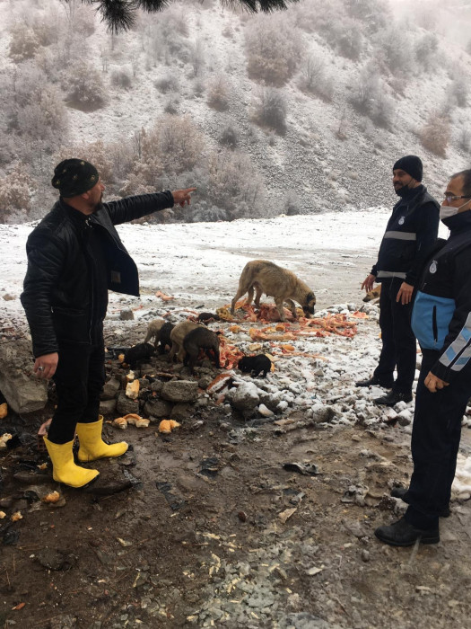 Kızılcahamam'a 2021 yılının ilk karı yağdı