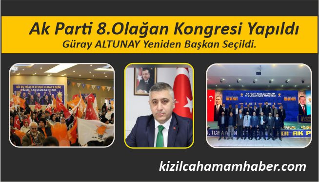 Ak Parti Kızılcahamam 8.Olağan Kongresi Yapıldı.