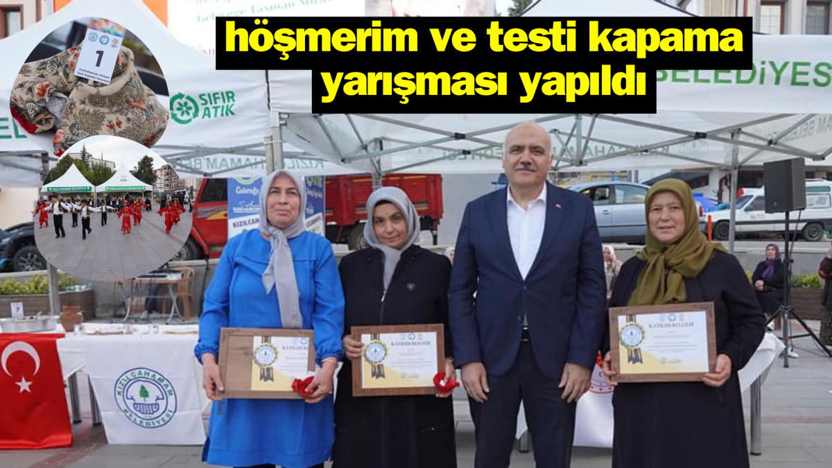 höşmerim ve testi kapama yarışması yapıldı